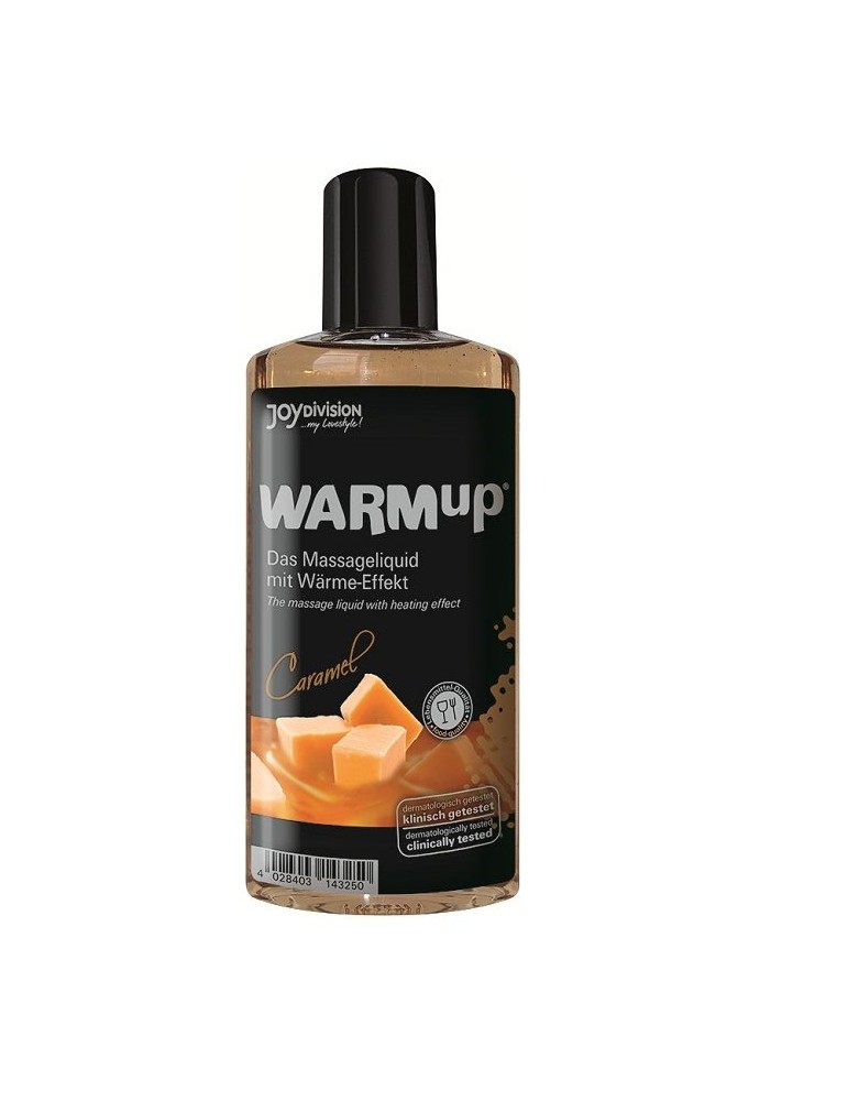 150 ml d'huile de massage effet chaleur caramel