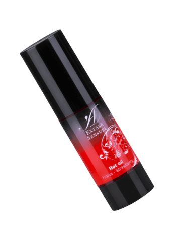 extase sensuel huile stimulante de chaleur à la fraise 30 ml