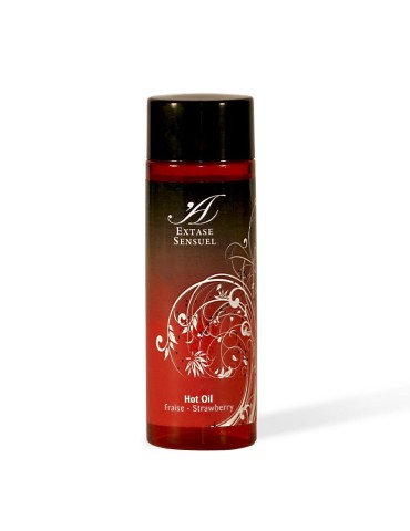 extase sensuel huile stimulante fraise e. heat 100ml