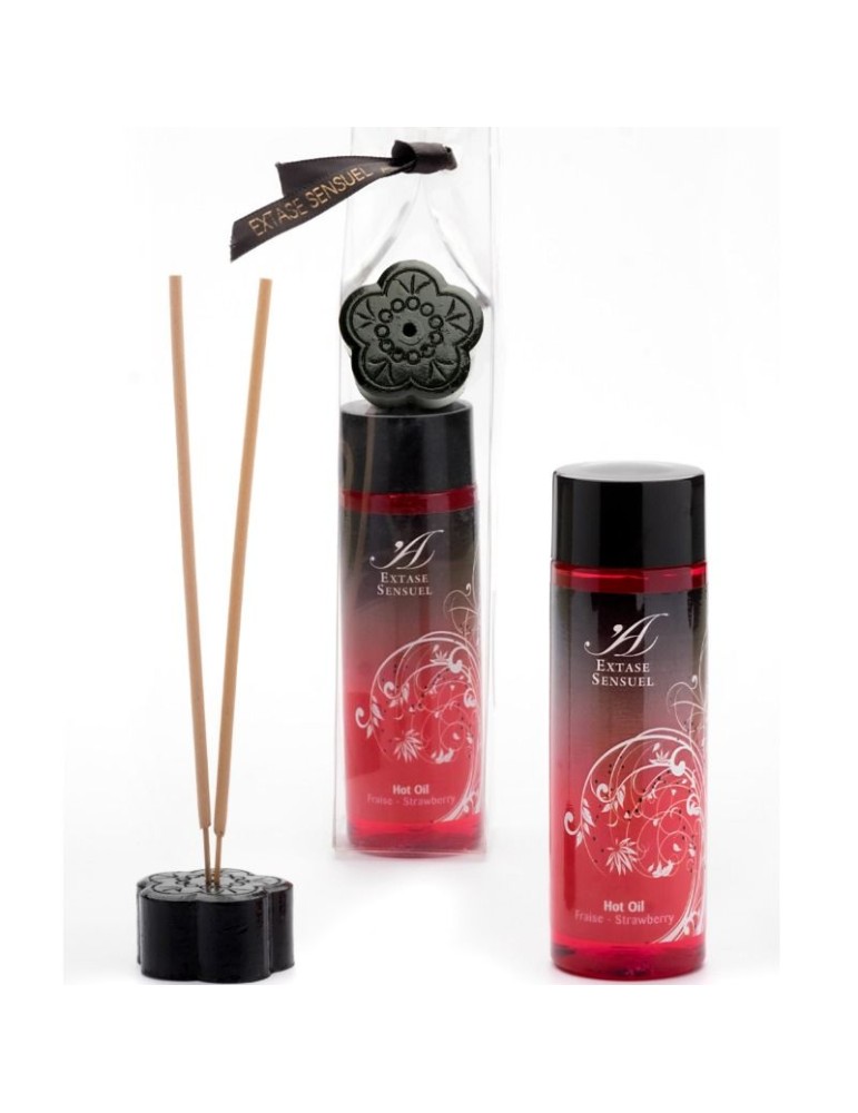 extase sensuel huile stimulante fraise e. heat 100ml_2