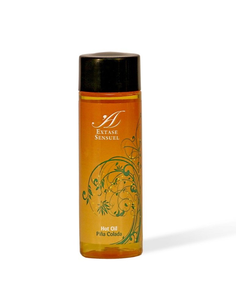 extase huile stimulante sensuelle e. heat piña colada 100ml_2