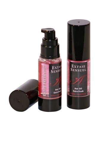 extase huile de massage sensuel effet extra frais fraise 30ml