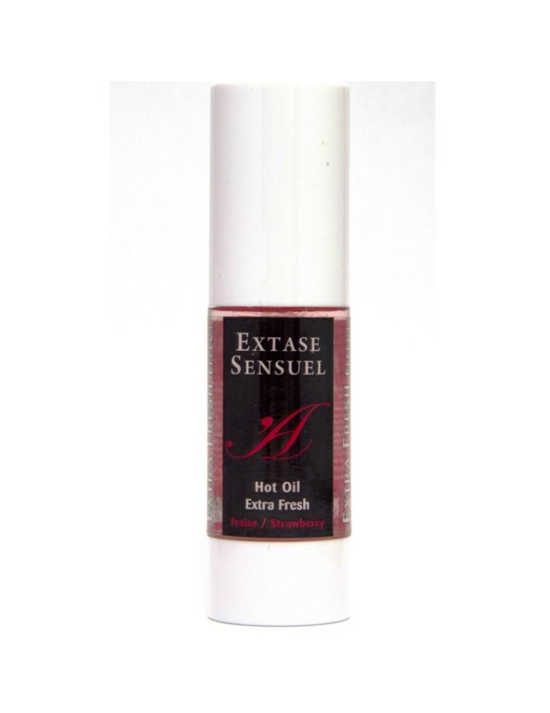 extase huile de massage sensuel effet extra frais fraise 30ml_2