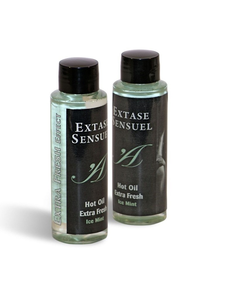 extase huile de massage sensuel effet glace extra fraîche 100ml_2