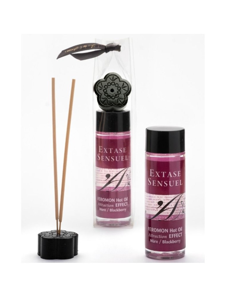 extase sensuel a. massage effet chaleur aux phéromones de mûre 100ml_2
