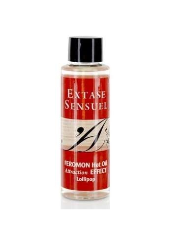 extase sensuel a. massage effet chaleur aux phéromones pirulet 100ml