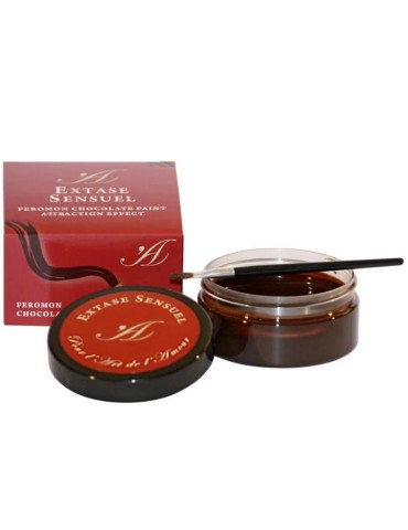 extase sensuel effet d'attraction de peinture corporelle au chocolat 50ml_5