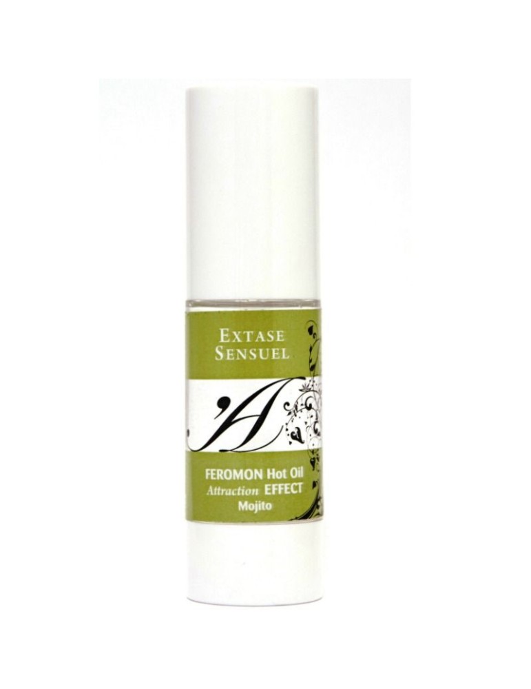 extase huile de massage sensuel effet chaleur aux phéromones mojito 30ml_2