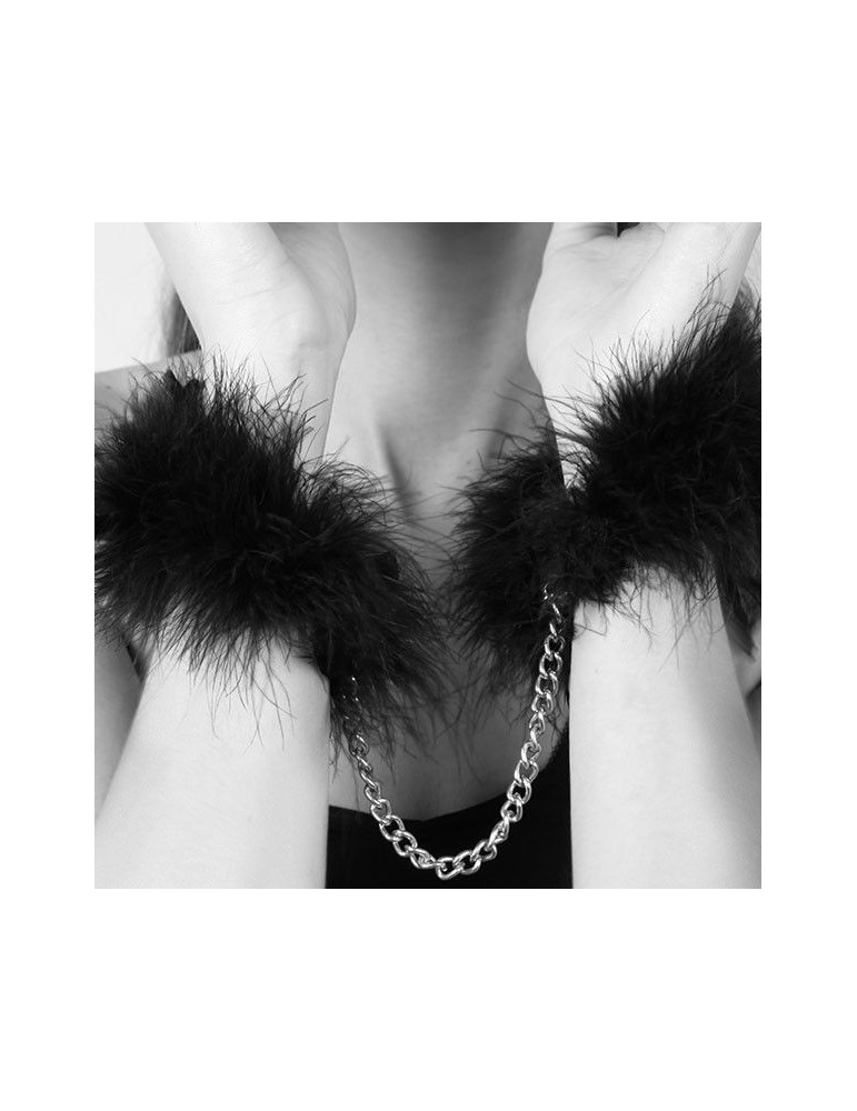 bijoux za za zu menottes en plumes