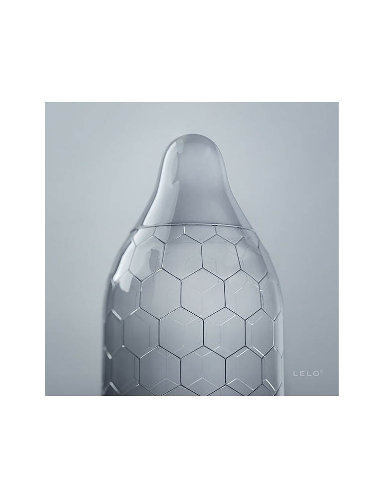 boîte de préservatif hexagonale lelo 12 unités_4