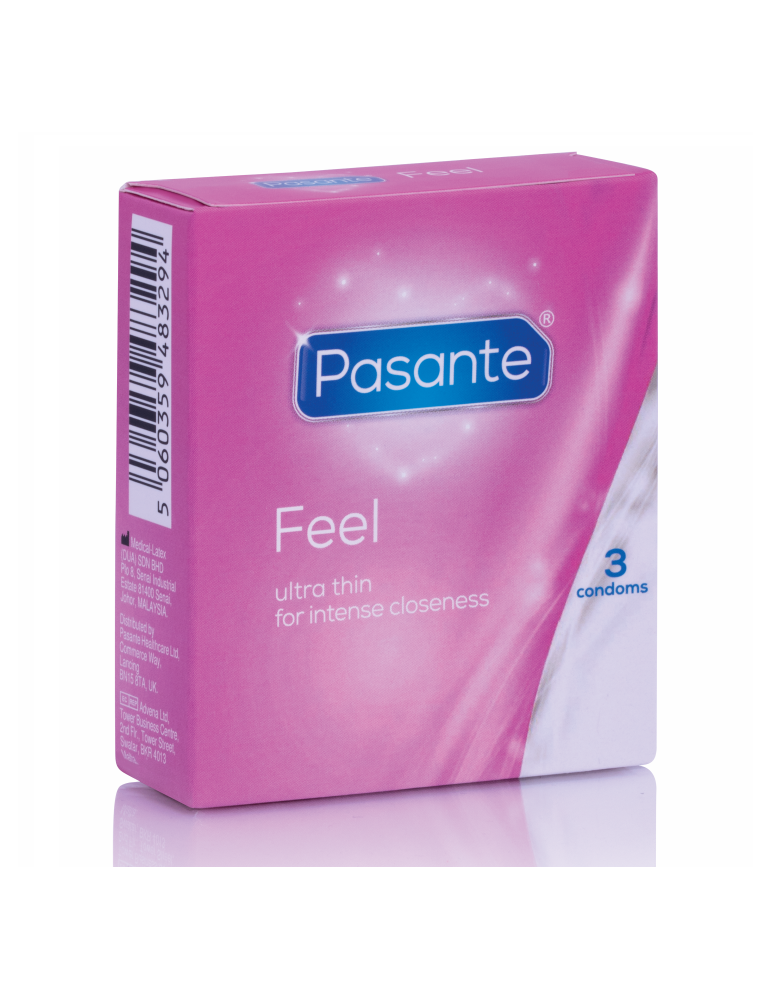 préservatifs ultra-minces sensibles traversant 3 unités