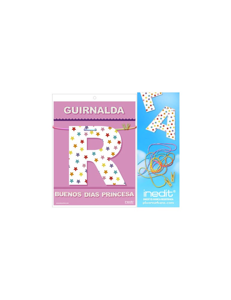 guirlande de princesse bonjour (carton 220gr)