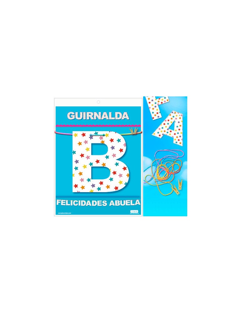 guirlande de félicitations grand-mère (carton 220gr)_2