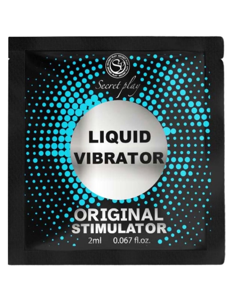 vibromasseur liquide stimulant unisexe 2 ml
