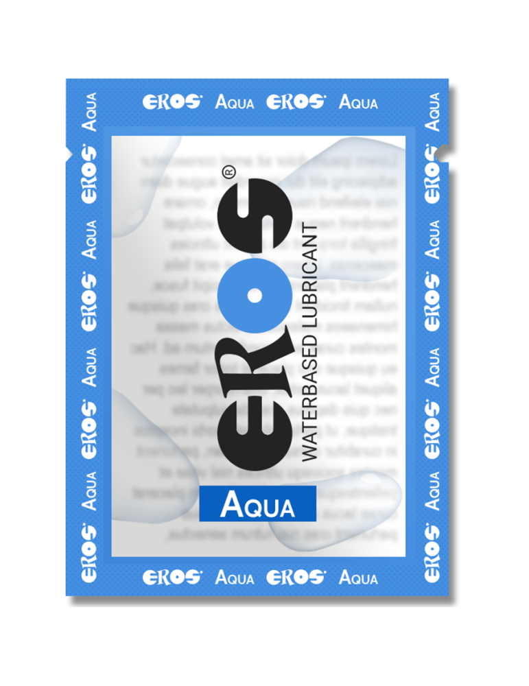 lubrifiant à base d'eau eros aqua 4 ml
