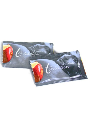 tentation à dose unique de bonbons lubrifiants