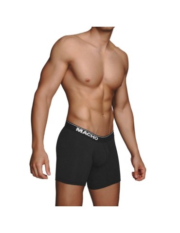 Macho - mc087 long boxer noir taille_3