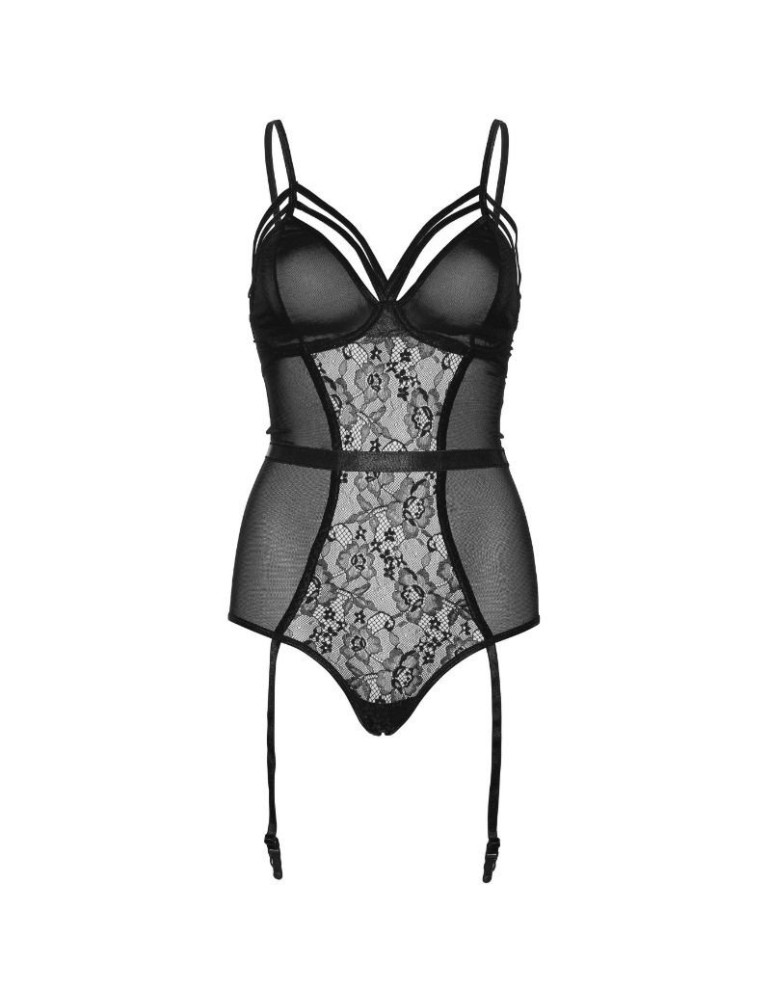 leg avenue teddy avec porte-jarretelles noir taille_2