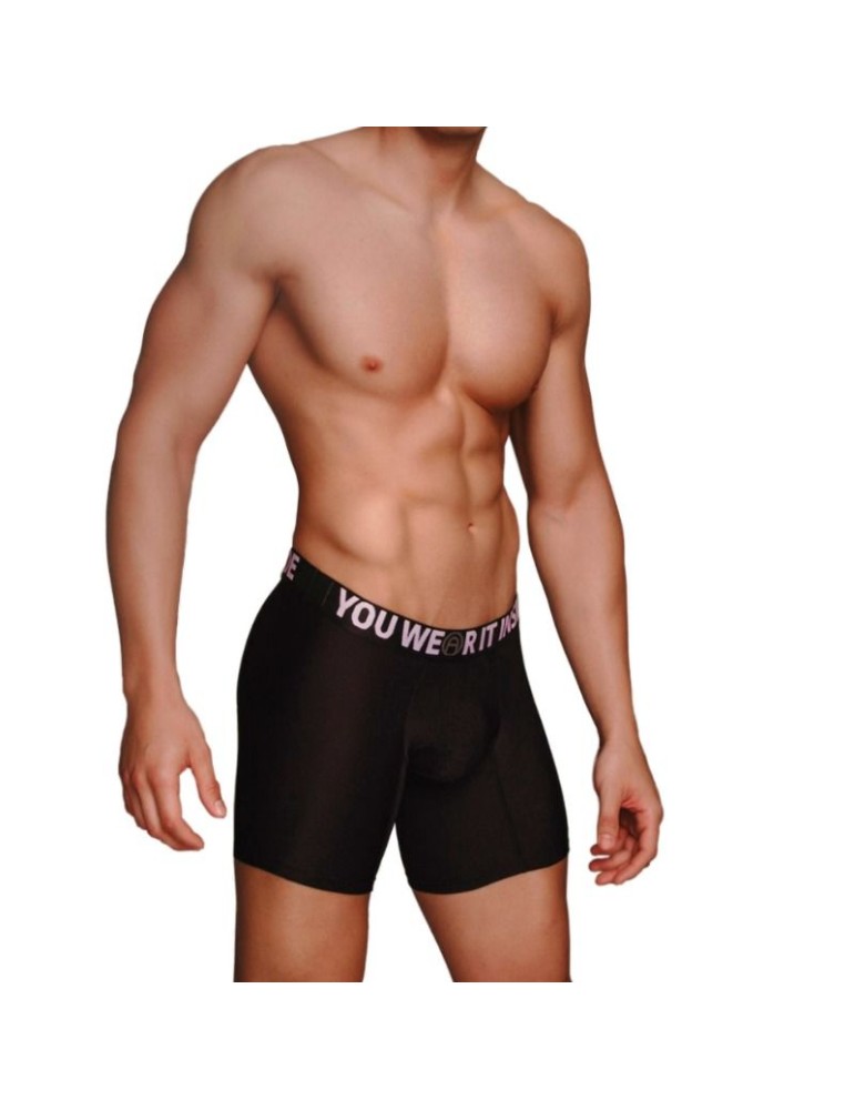 Macho - ms077 long boxer de sport noir taille