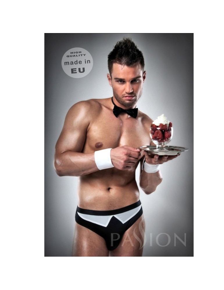 costume de serveur 020 sexy blanc / noir par passion men