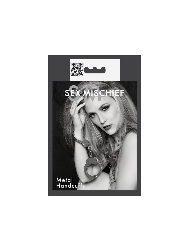 menottes en métal sex & michief