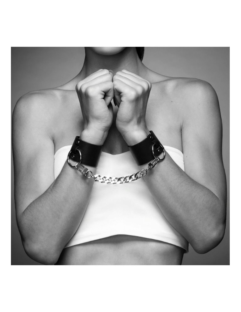 bijoux indiscrets labyrinthe menottes et bracelets noirs_2