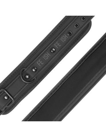 fétiche soumis menottes chevilles cuir vegan_8