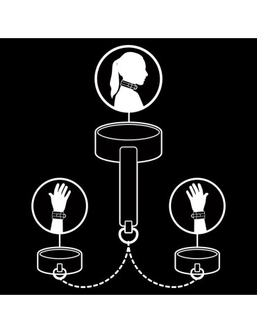 col soumis fétiche et menottes en cuir vegan_3