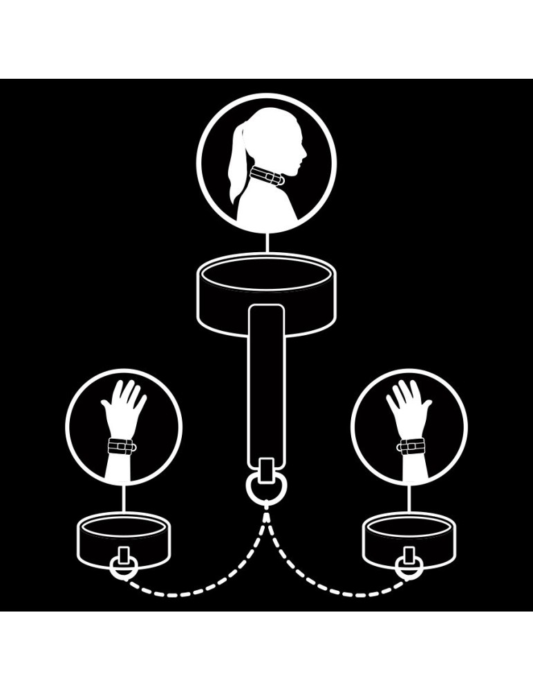 col soumis fétiche et menottes en cuir vegan_3