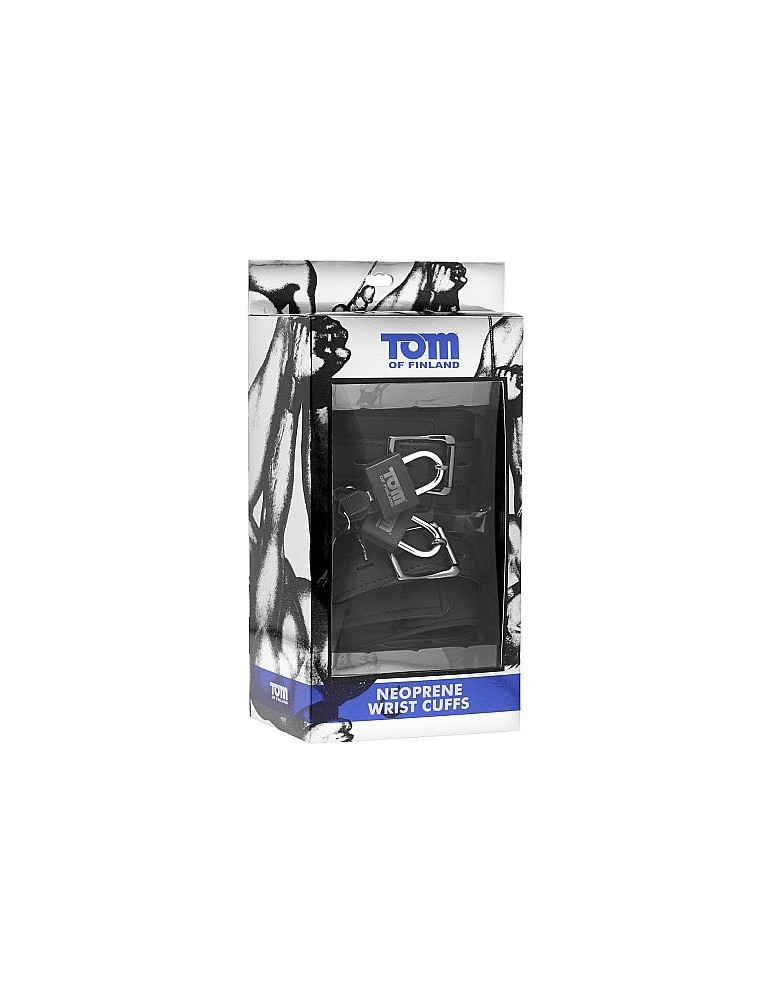 tom of finland menottes à cadenas en néoprène_2