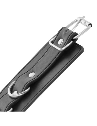 menottes en cuir obscurité chevilles réglables noir_5