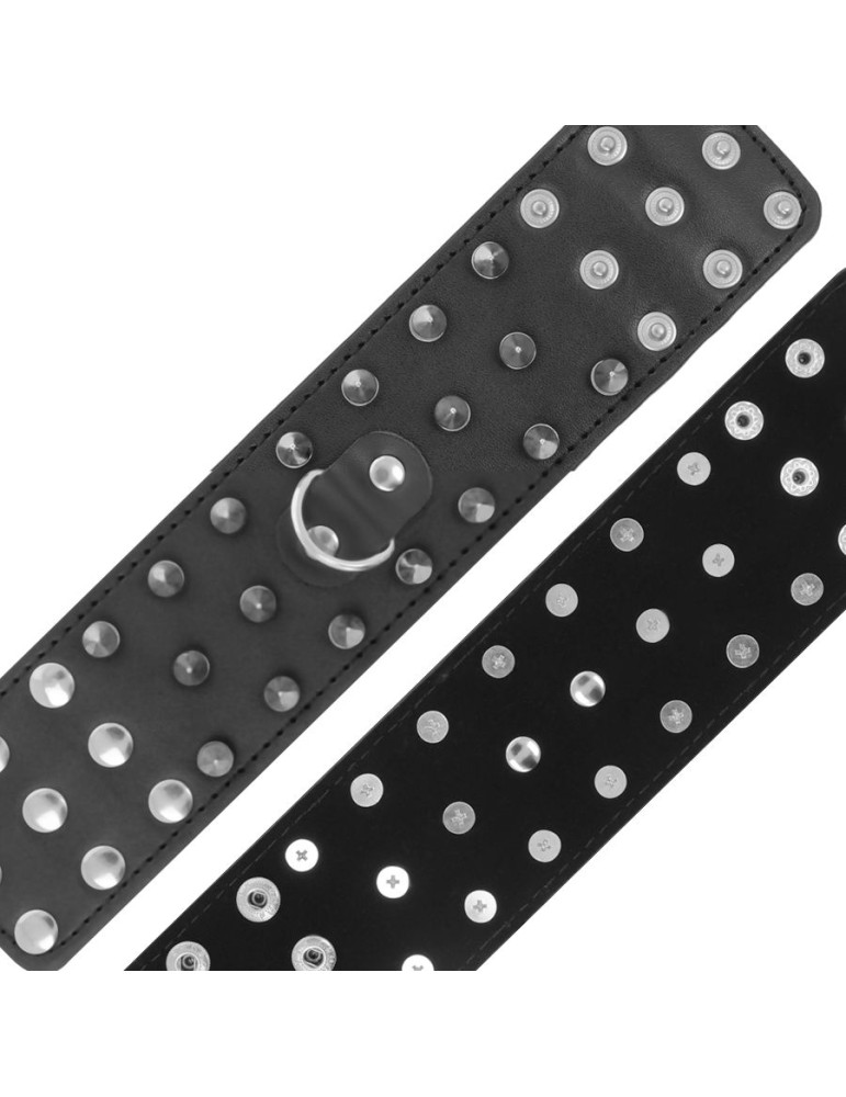 ténèbres crânes et os menottes à pointes noires_4