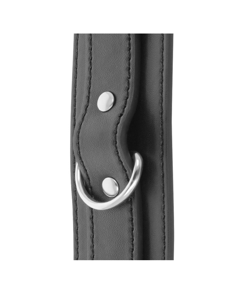 menottes réglables noir foncé avec double bande de renfort_4