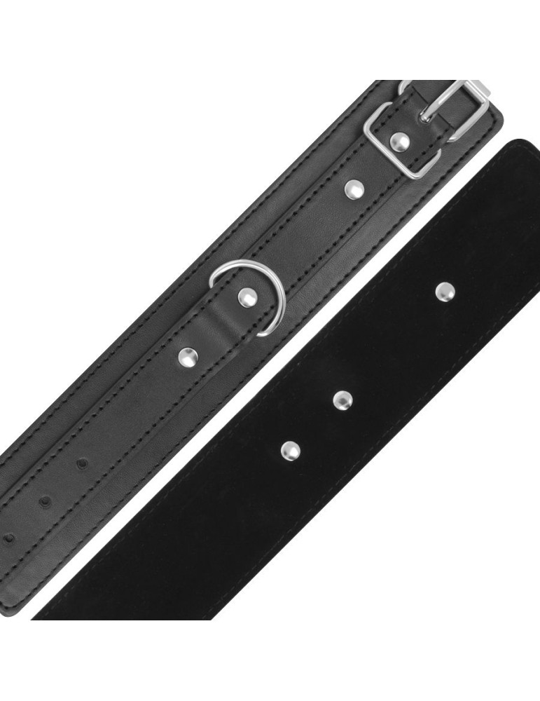 menottes réglables noir foncé avec double bande de renfort_5