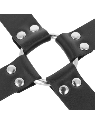 menottes pour les mains et les pieds en cuir noir noir_6