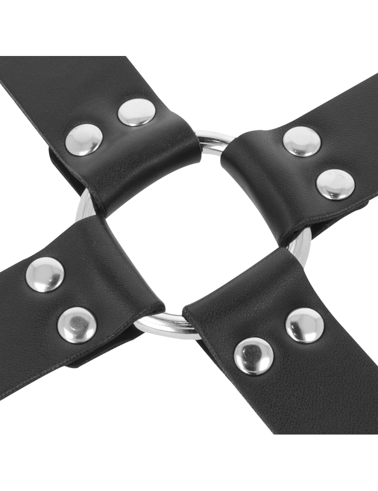 menottes pour les mains et les pieds en cuir noir noir_6