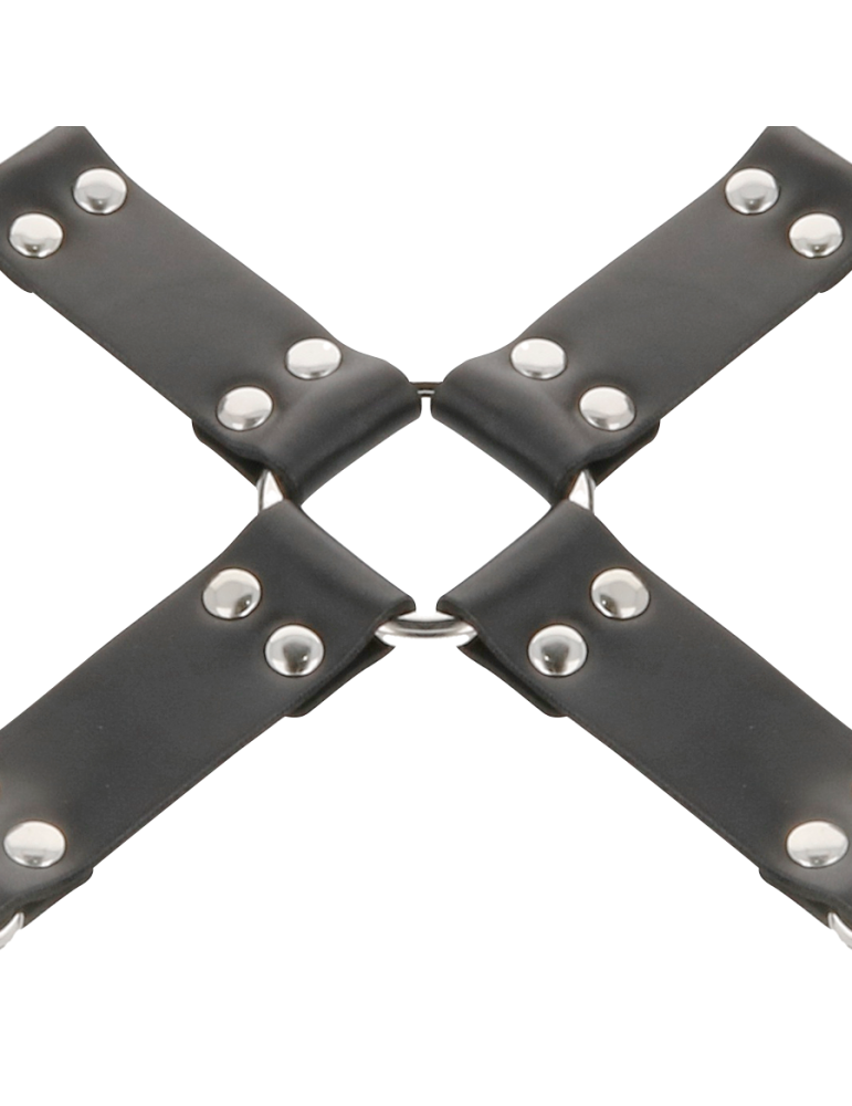 menottes pour les mains et les pieds en cuir noir noir_8