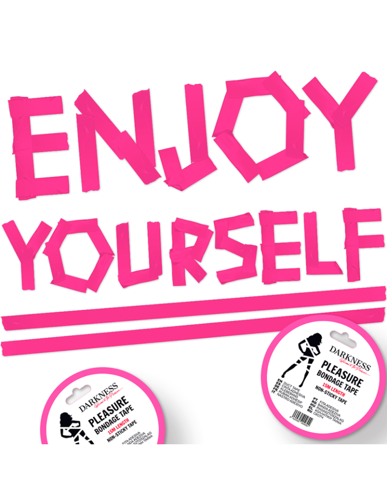 ruban de bondage lilas non collant obscurité 15m_2