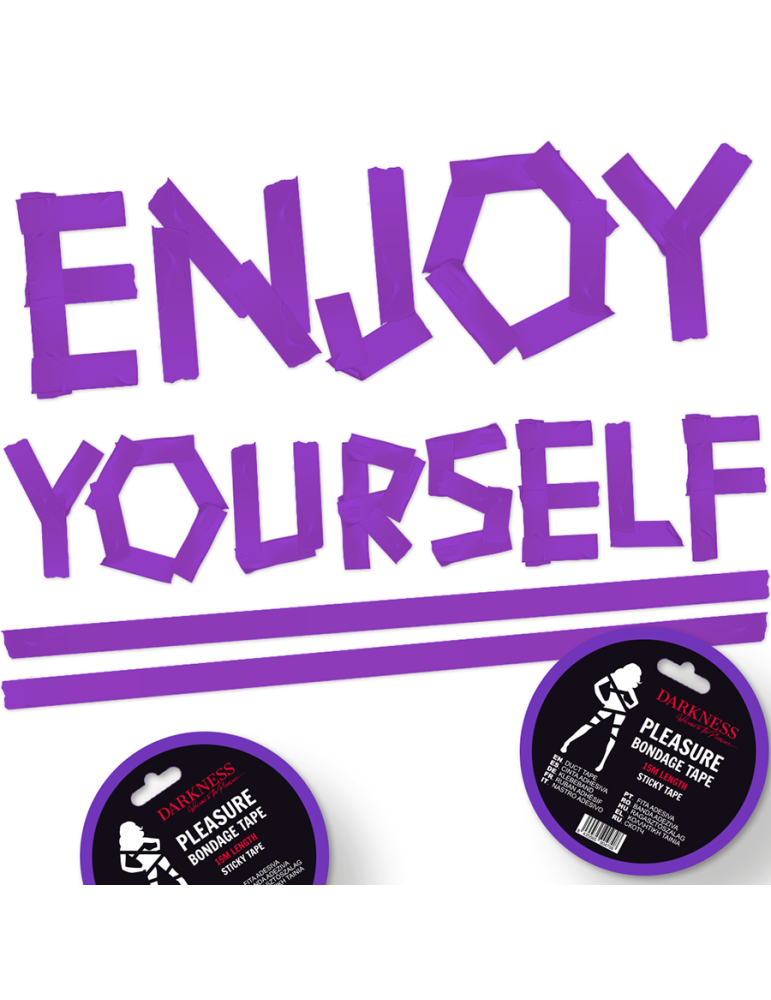 bande de bondage obscurité lilas 15m