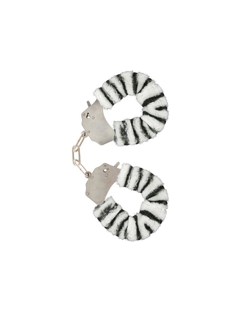 menottes d'amour de zèbre