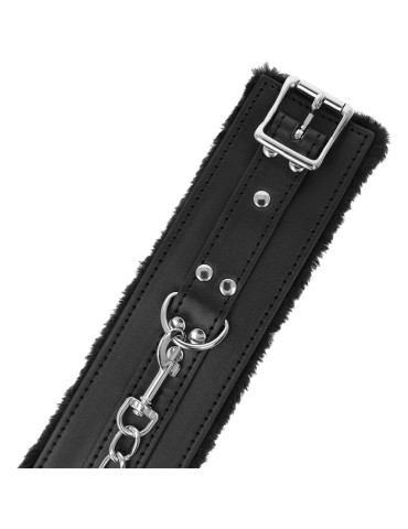 menottes bdsm doublées noires_4