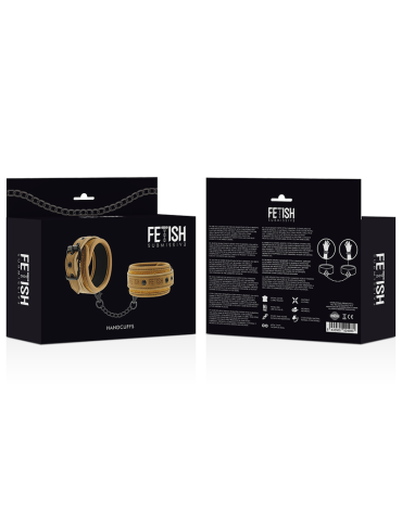 menottes d'origine soumise fétiche cuir vegan_8