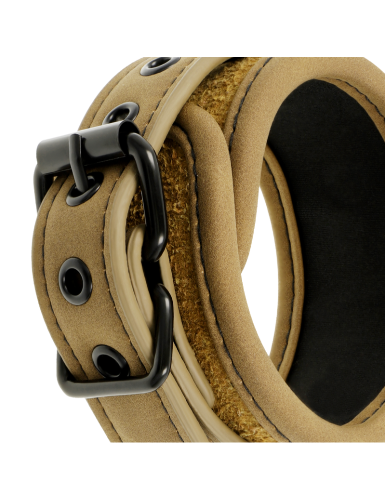 fétiche soumise origine menottes chevilles cuir vegan_7