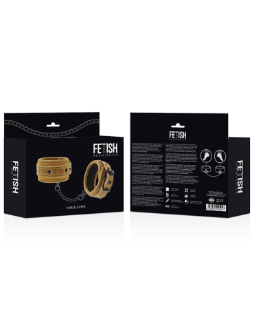 fétiche soumise origine menottes chevilles cuir vegan_8
