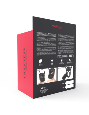 masque pour chien en néoprène obscurité avec museau amovible_7