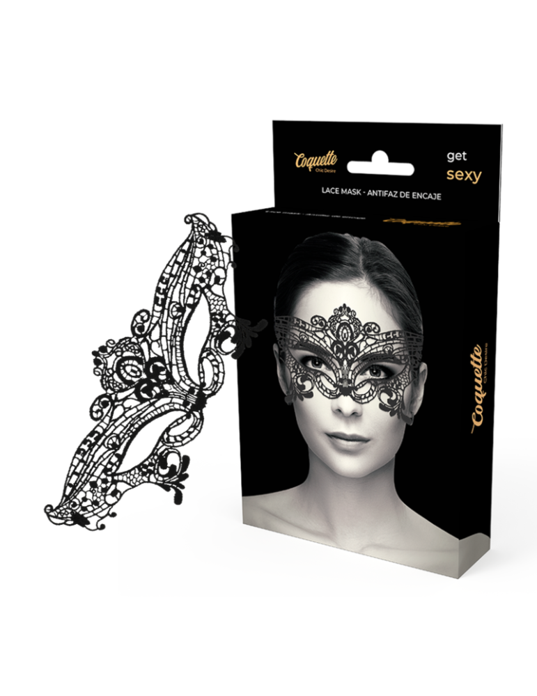 masque pour les yeux en dentelle noire coquette chic desire