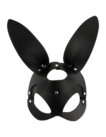 masque coquette en cuir vegan avec oreilles de lapin_3