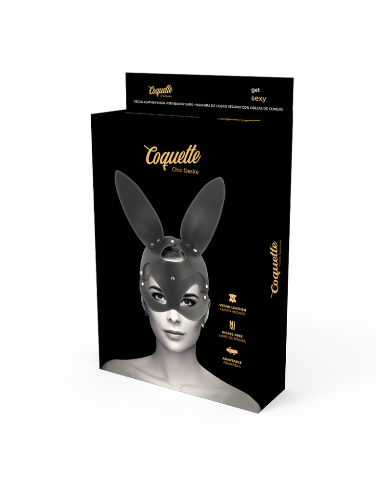 masque coquette en cuir vegan avec oreilles de lapin_5