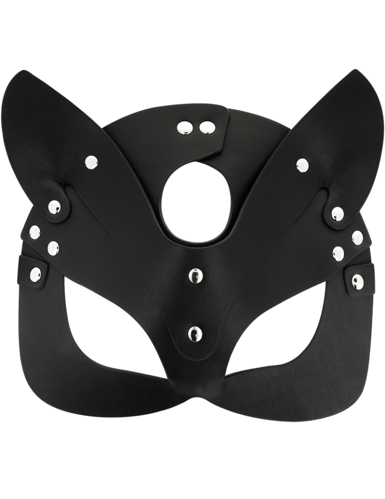 masque coquette en cuir vegan avec oreilles de chat_3