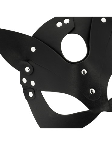 masque coquette en cuir vegan avec oreilles de chat_4